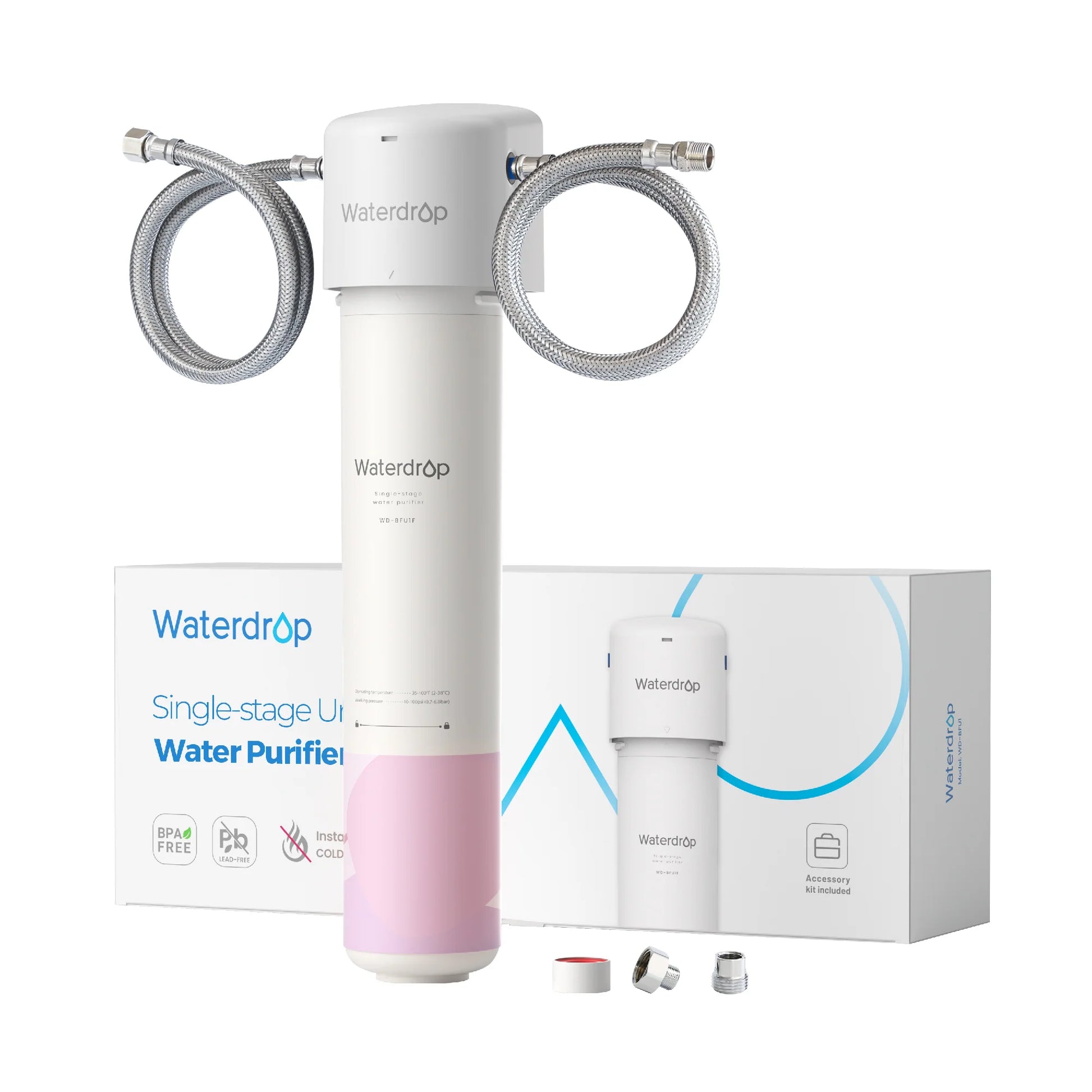 Waterdrop Skincare Water Softening System - Softens Skin & Hair (Includes 1 Filter)