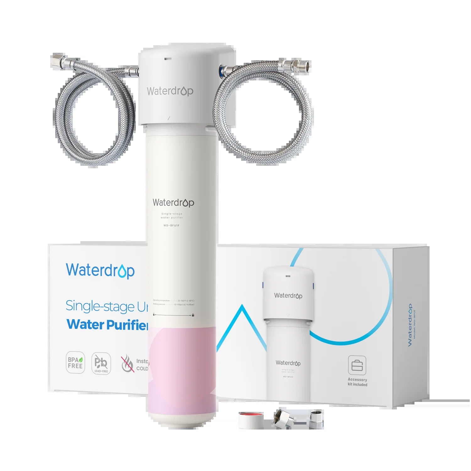 Waterdrop Skincare Water Softening System - Softens Skin & Hair (Includes 1 Filter)